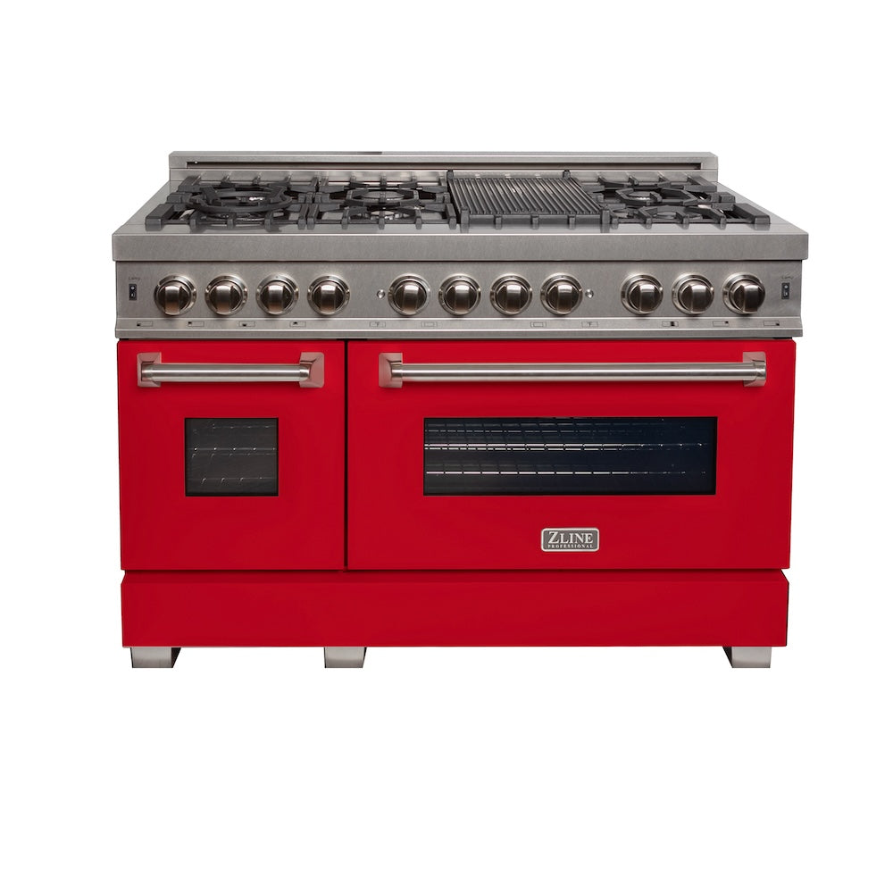 48" 6.0 cu. ft. Dual Fuel Range with Gas Stove and Electric Oven (RAS-48) RASRM48