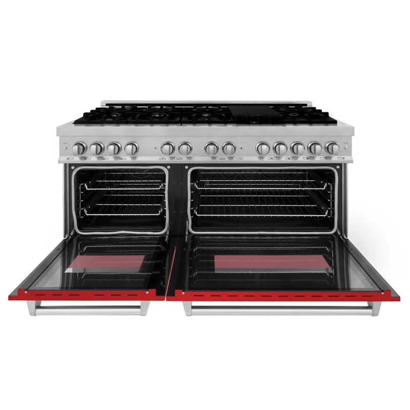 60" 7.4 cu. ft. Dual Fuel Range with Gas Stove and Electric Oven (RAS-60) RASRM60