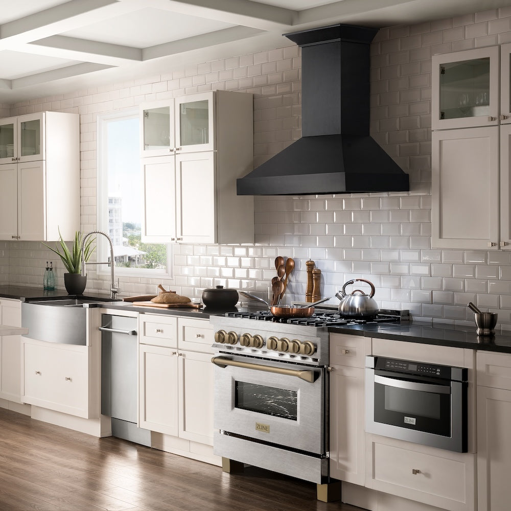 Autograph Edition 36 In. 4.6 Cu. Ft. Legacy Dual Fuel Range With 6 Burner Gas Cooktop And Electric Convection Oven In Satin Stainless Steel And Champagne Bronze Accents RASZSN36CB