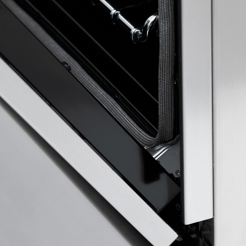 Autograph Edition 60 In. 7.4 Cu. Ft. Legacy Dual Fuel Range With 9 Burner Gas Cooktop And 2 Electric Convection Ovens In Stainless Steel And Champagne Bronze Accents RAZ60CB
