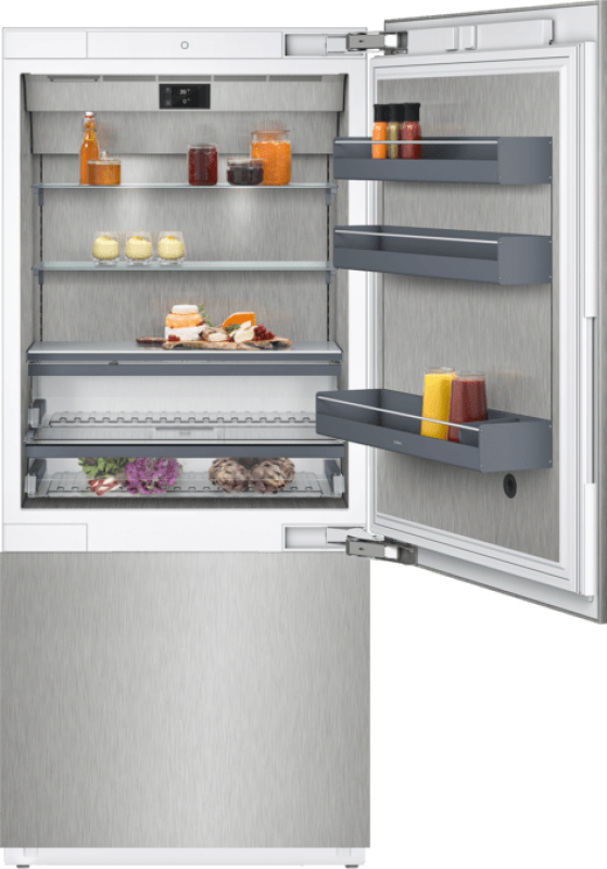 400 series Vario fridge-freezer combination 36'' Softclose Flat Hinge RB492705