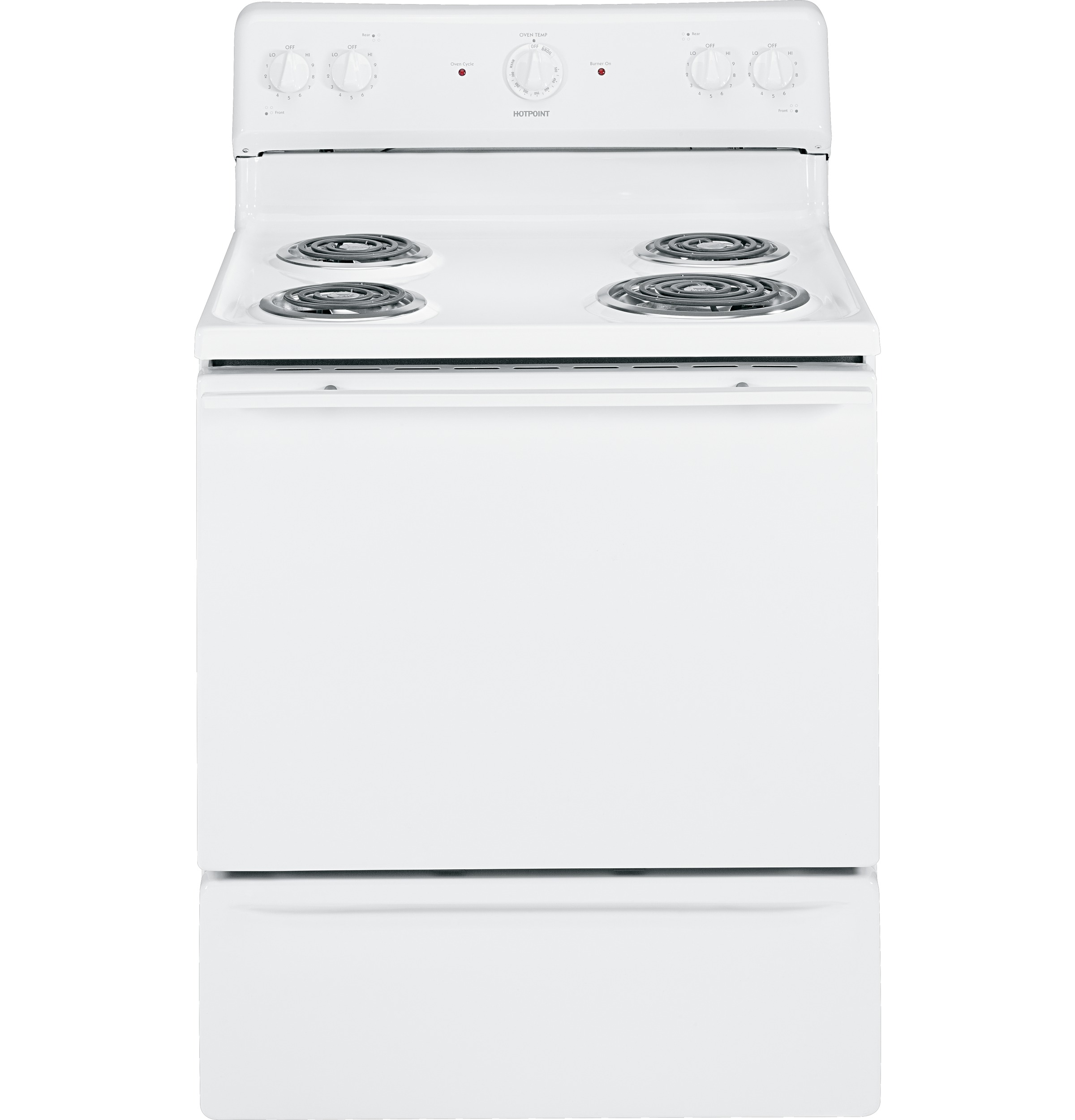 30" Free-Standing Electric Range RB525DDWW, product image 9 of 11
