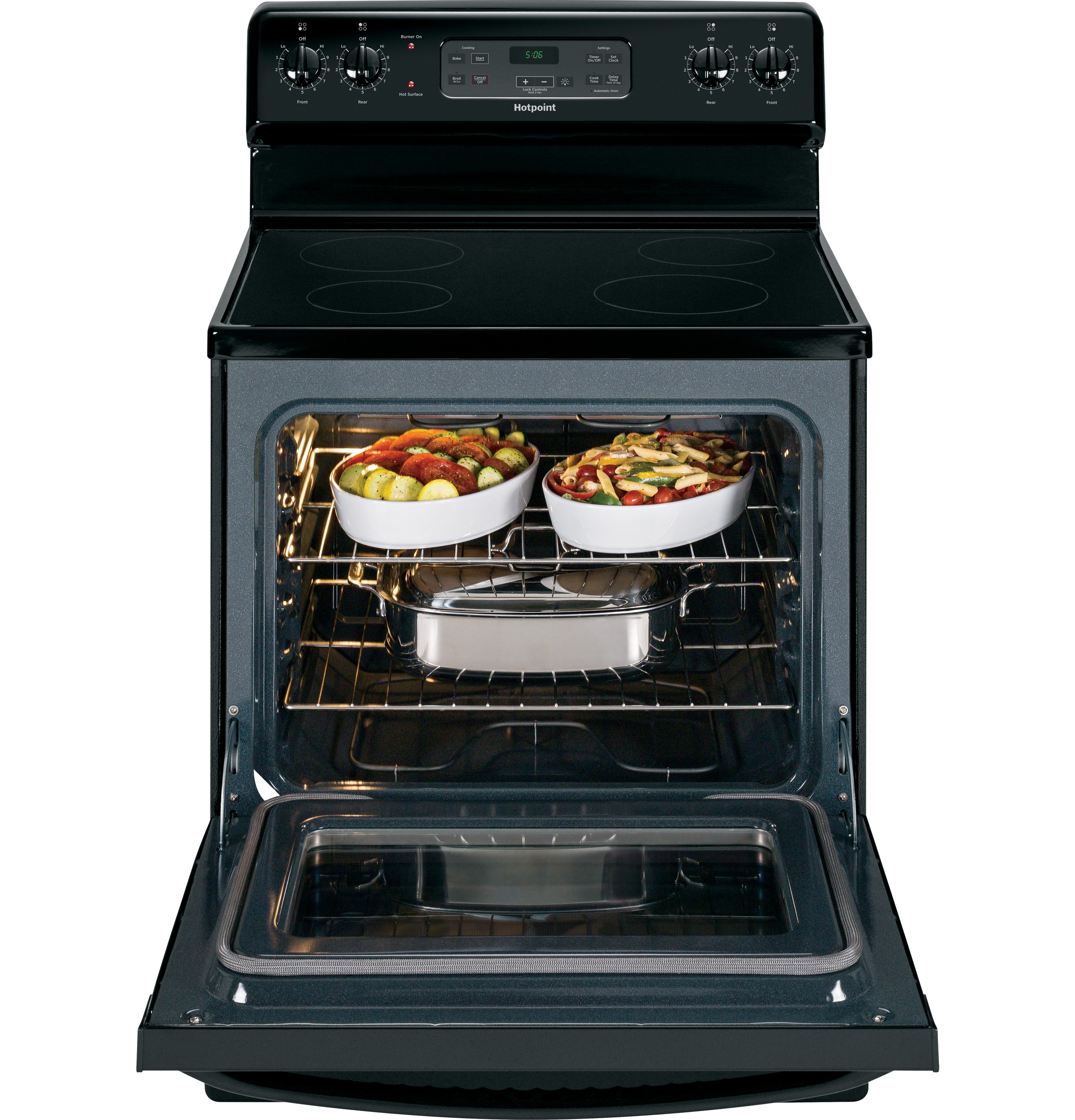 30" Free-Standing Electric Range RB560DHBB, product image 5 of 9