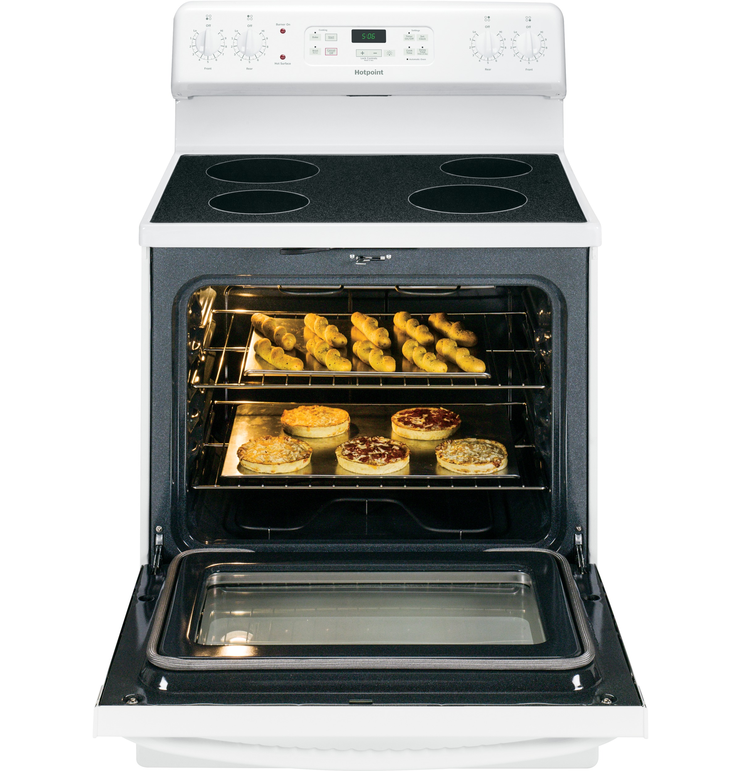 30" Free-Standing Electric Range RB560DHWW, product image 5 of 9