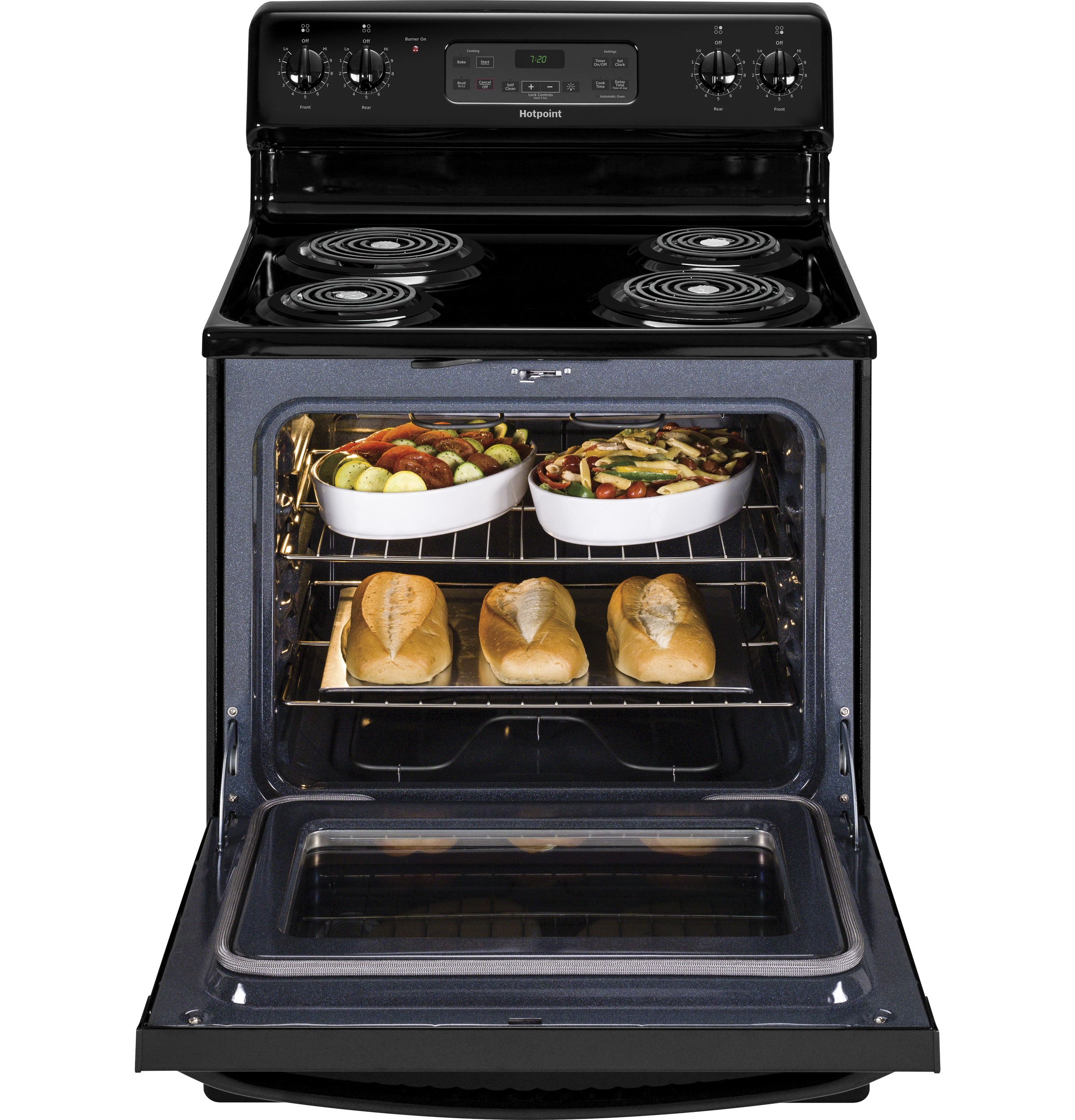 30" Free-Standing Electric Range RB720DHBB, product image 6 of 10