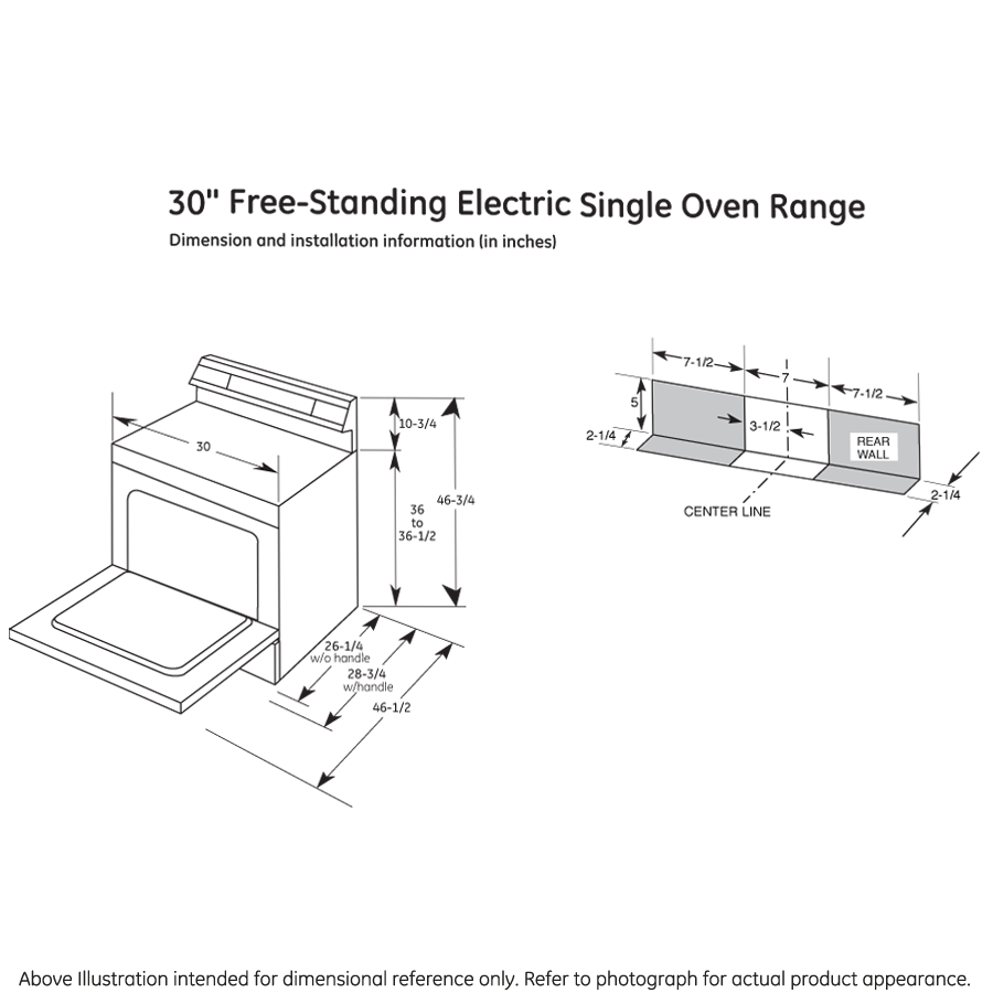 30" Free-Standing Electric Range RB720DHWW