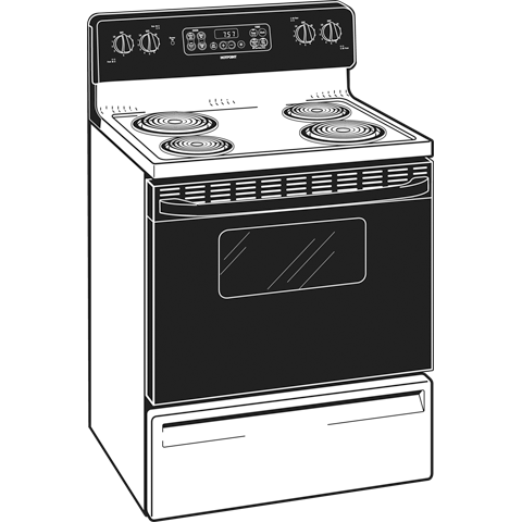 30" Free-Standing Electric Range RB757DPCT, product image 7 of 8