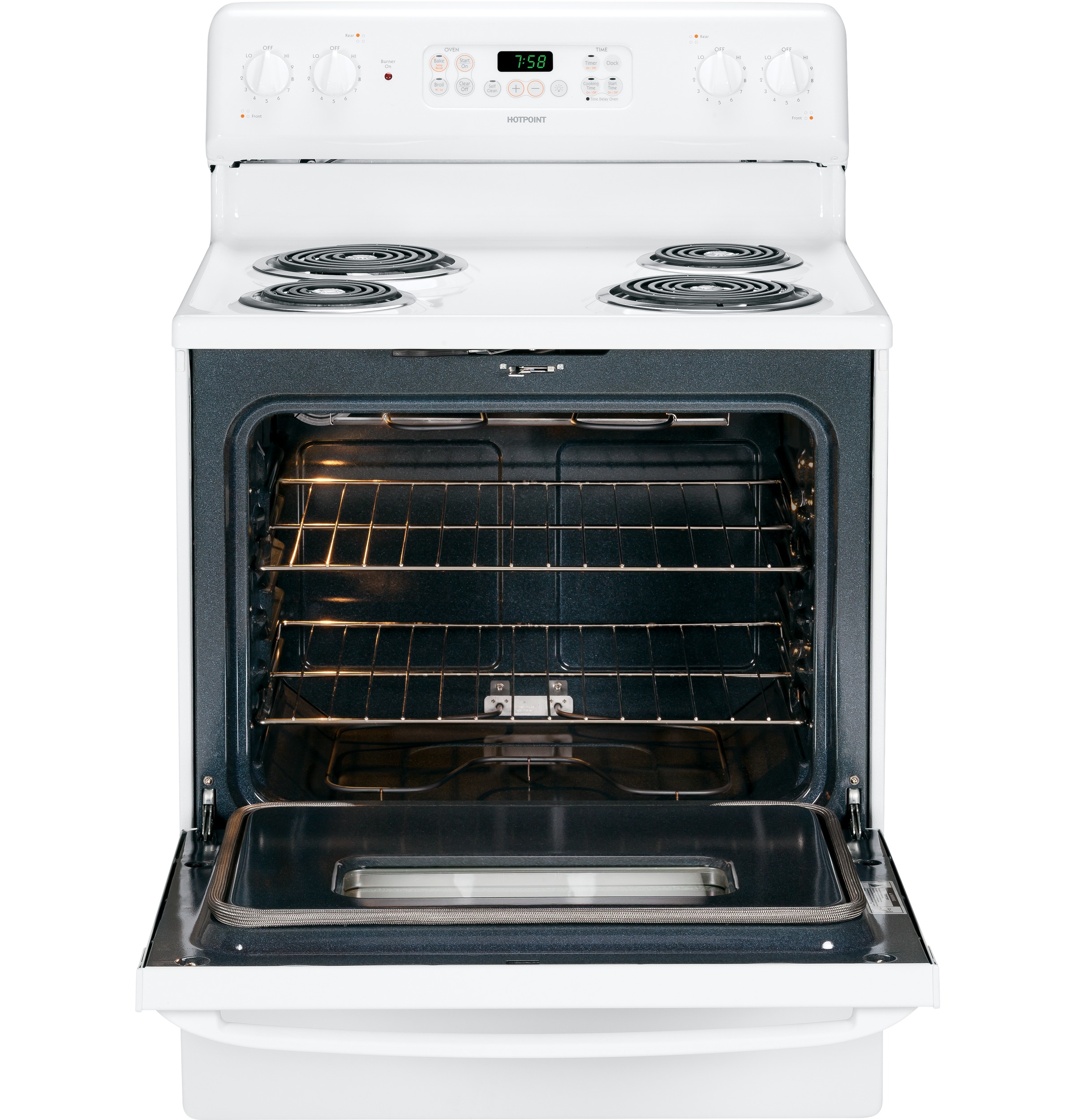 30" Free-Standing Electric Range RB758DPWW, product image 7 of 13