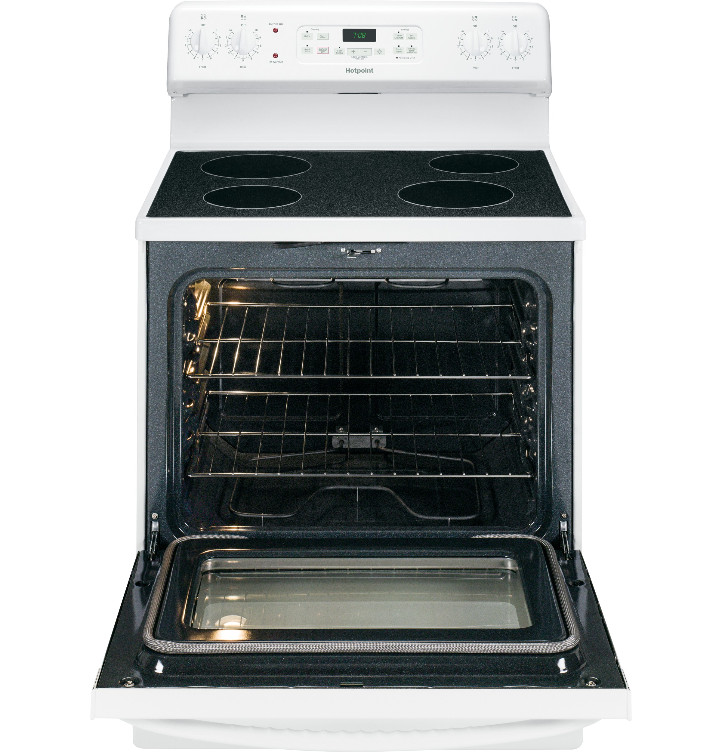 30" Free-Standing Electric Range RB780DHWW, product image 4 of 10