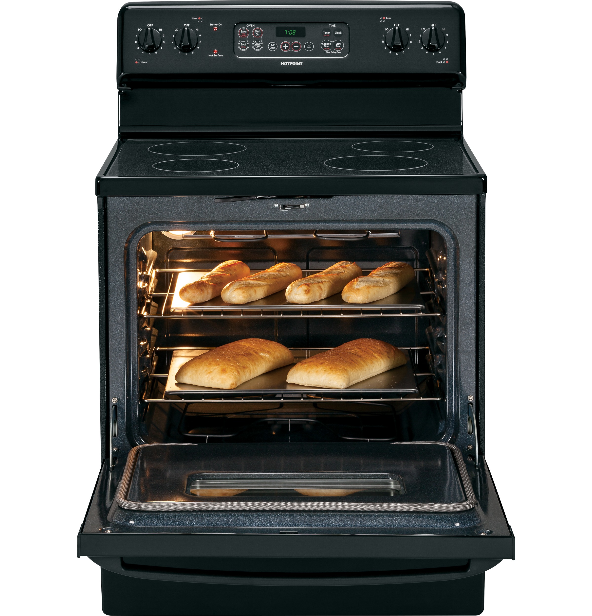 30" Free-Standing Electric Range RB787DPBB, product image 4 of 10