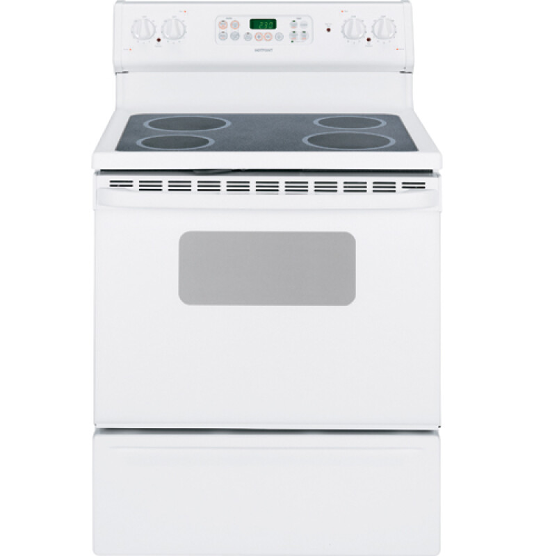 30" Free-Standing Electric Range RB787WHWW