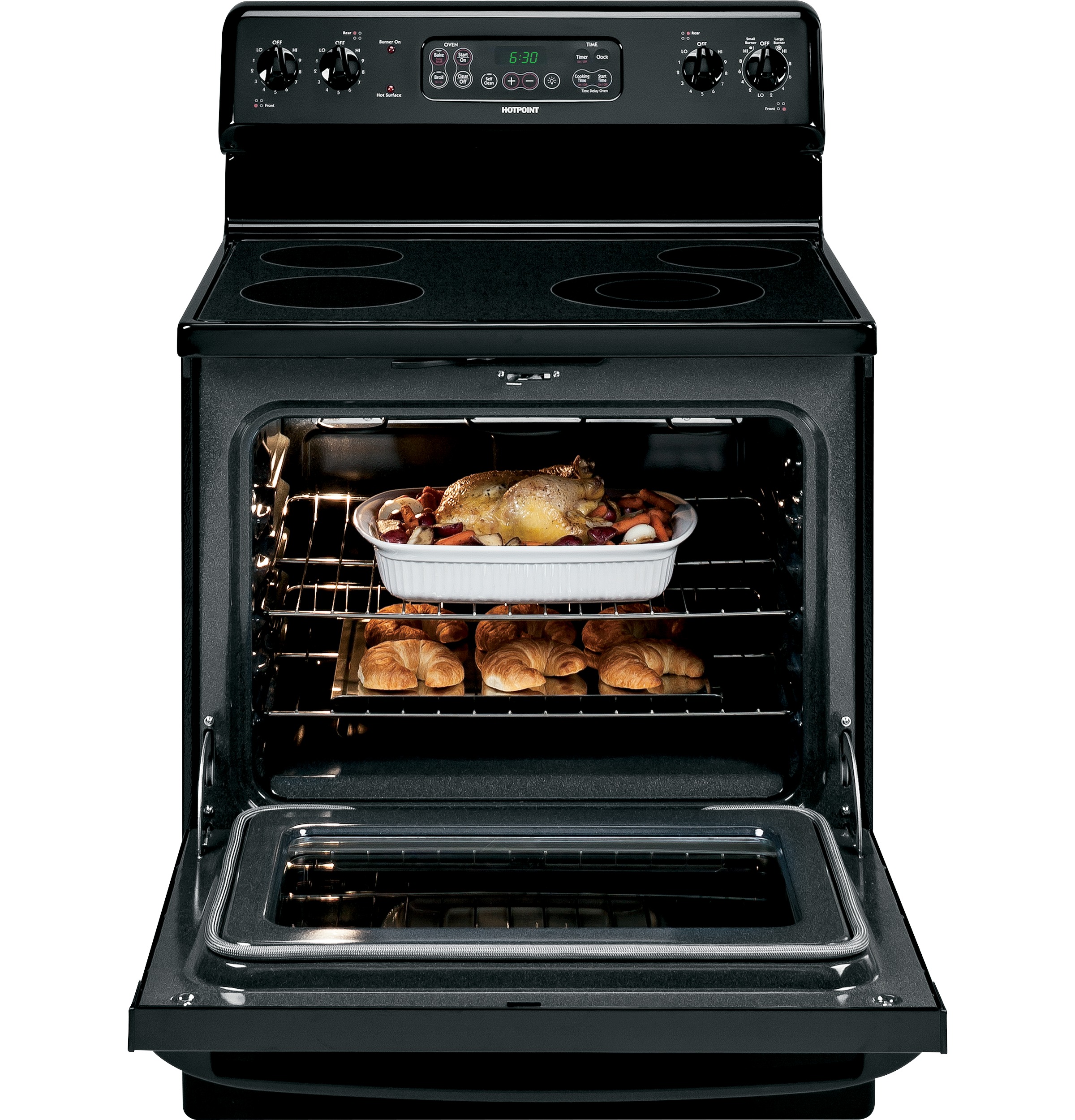 30" Free-Standing Electric Range RB790DTBB, product image 5 of 9