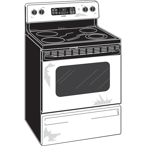30" Free-Standing Electric Range RB790SRSA, product image 10 of 11