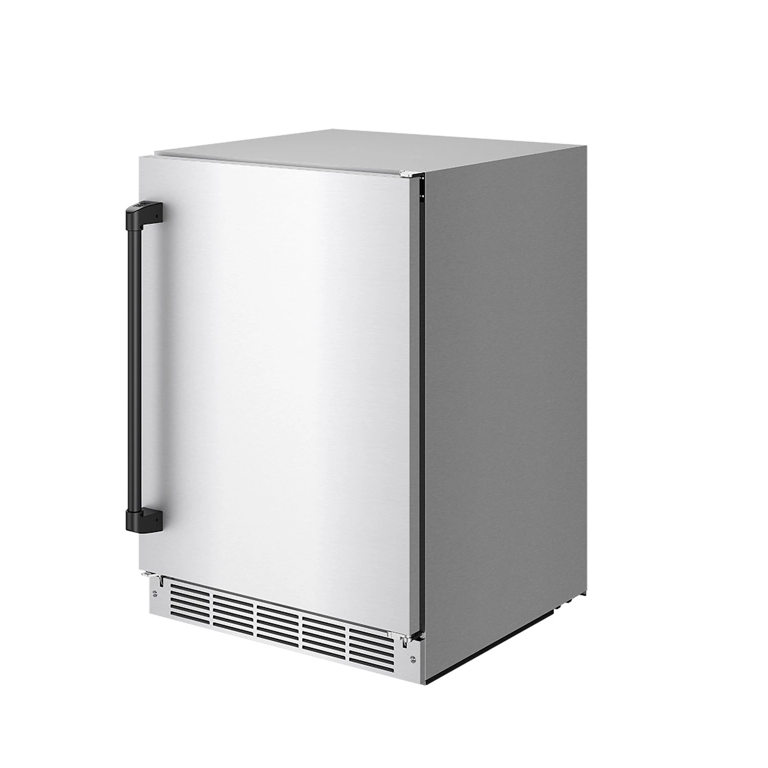 Gordon Ramsay Collection 24 Inch Outdoor Undercounter Beverage Cooler In Stainless Steel/black RBC24SSDBLK