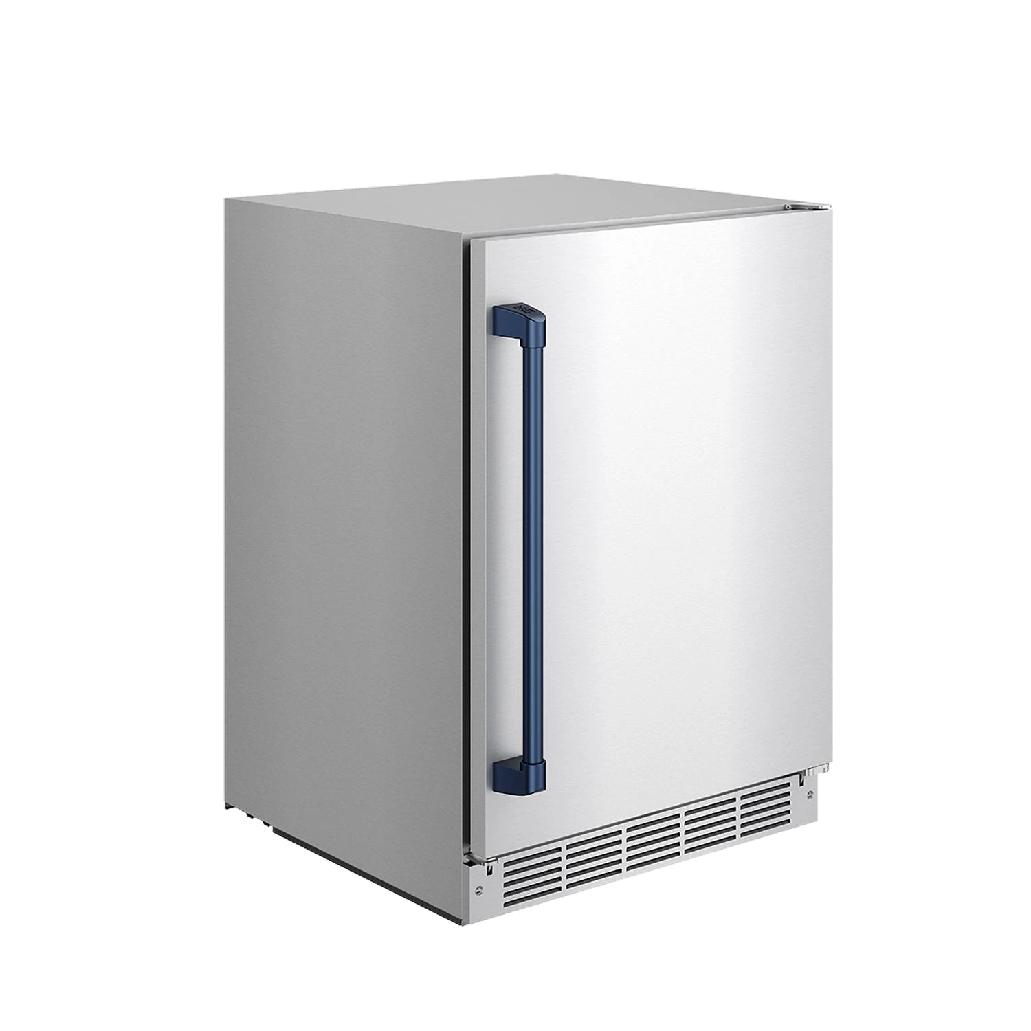 Gordon Ramsay Collection 24 Inch Outdoor Undercounter Beverage Cooler In Stainless Steel/blue RBC24SSDBLU