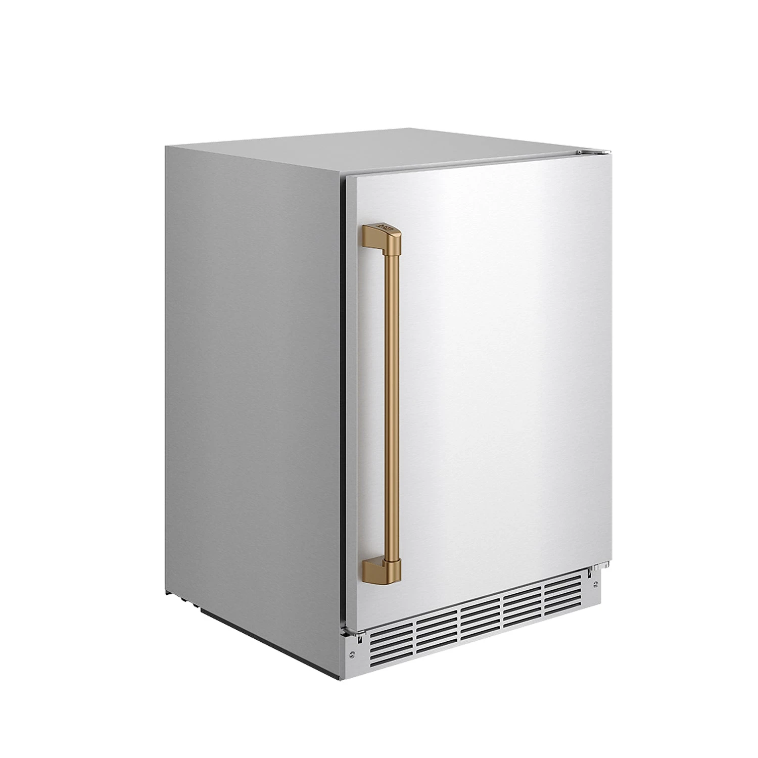 Gordon Ramsay Collection 24 Inch Outdoor Undercounter Beverage Cooler In Stainless Steel/bronze RBC24SSDBRZ