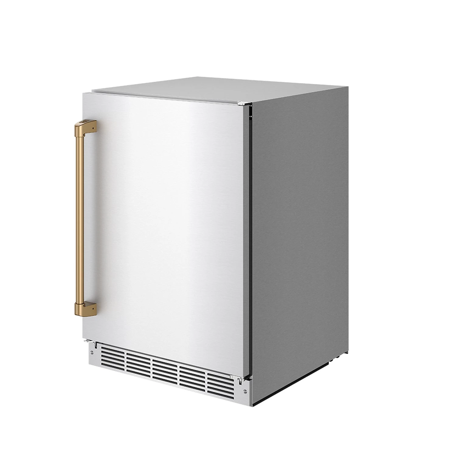 Gordon Ramsay Collection 24 Inch Outdoor Undercounter Beverage Cooler In Stainless Steel/bronze RBC24SSDBRZ