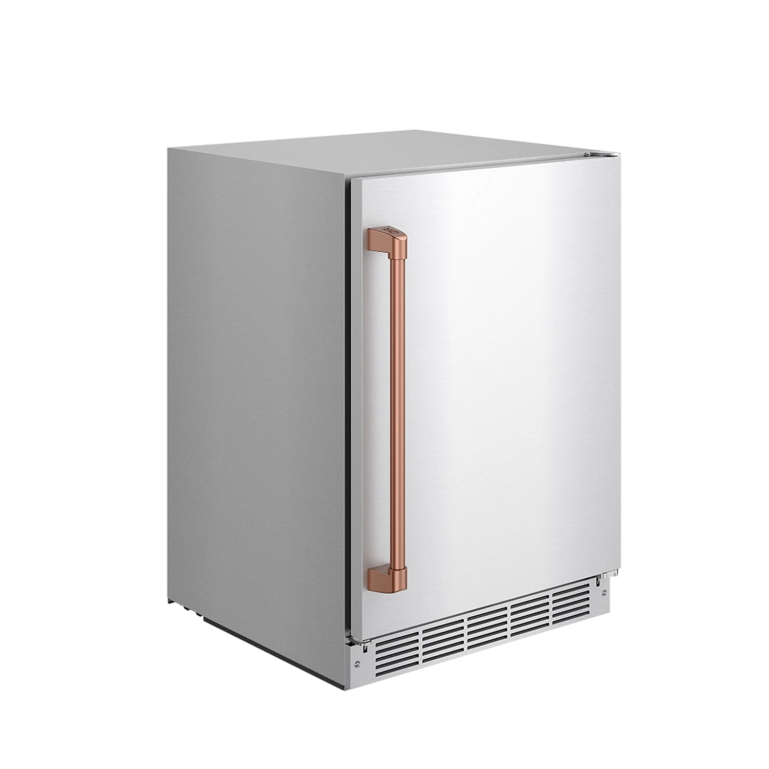 Gordon Ramsay Collection 24 Inch Outdoor Undercounter Beverage Cooler In Stainless Steel/rose Gold RBC24SSDRSG