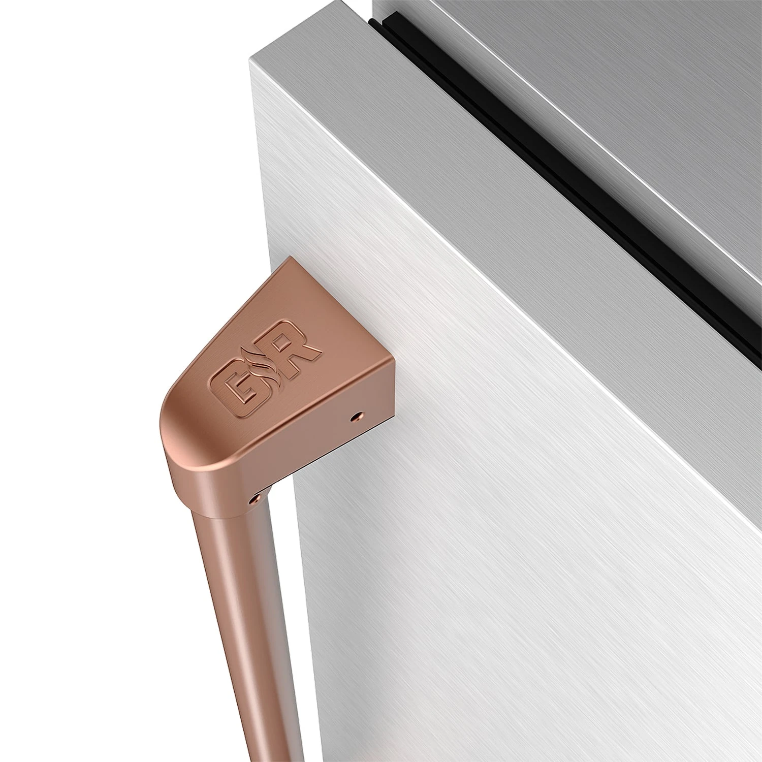 Gordon Ramsay Collection 24 Inch Outdoor Undercounter Beverage Cooler In Stainless Steel/rose Gold RBC24SSDRSG