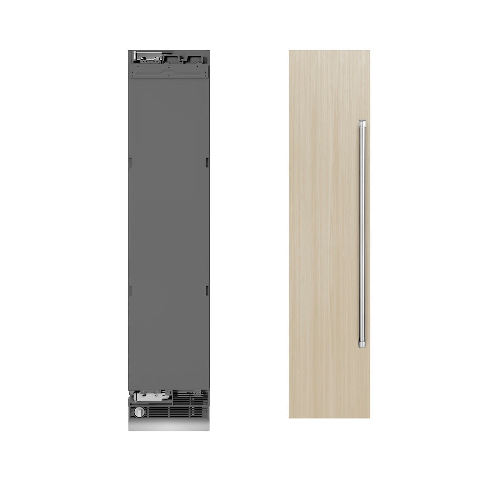 18 In. 8.6 Cu. Ft. Panel Ready Left Hinge Column Freezer With Graphite Gray Interior RBCFVL18
