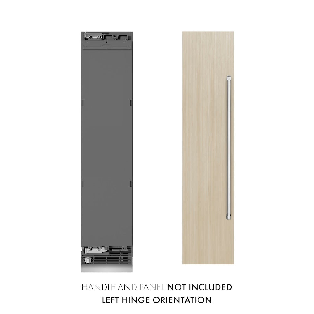 18 In. 8.6 Cu. Ft. Panel Ready Left Hinge Column Freezer With Graphite Gray Interior RBCFVL18