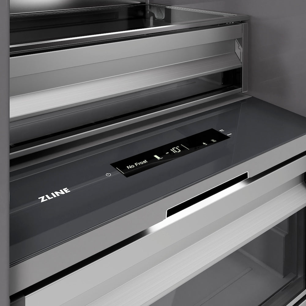 Autograph Edition 18 In. 8.6 Cu. Ft. Panel Ready Left Hinge Column Freezer With Graphite Gray Interior And Matte Black Accents RBCFVLZ18MB