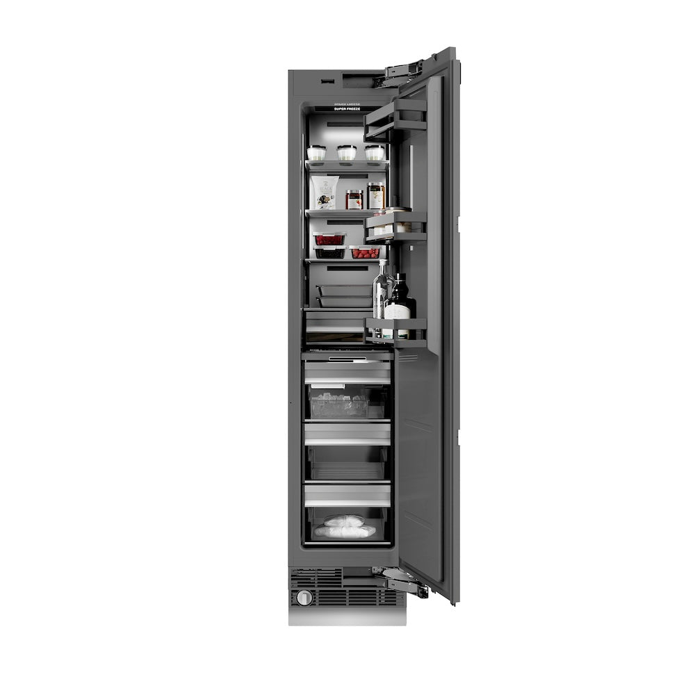 Autograph Edition 18 In. 8.6 Cu. Ft. Panel Ready Right Hinge Column Freezer With Graphite Gray Interior And Champagne Bronze Accents RBCFVRZ18CB