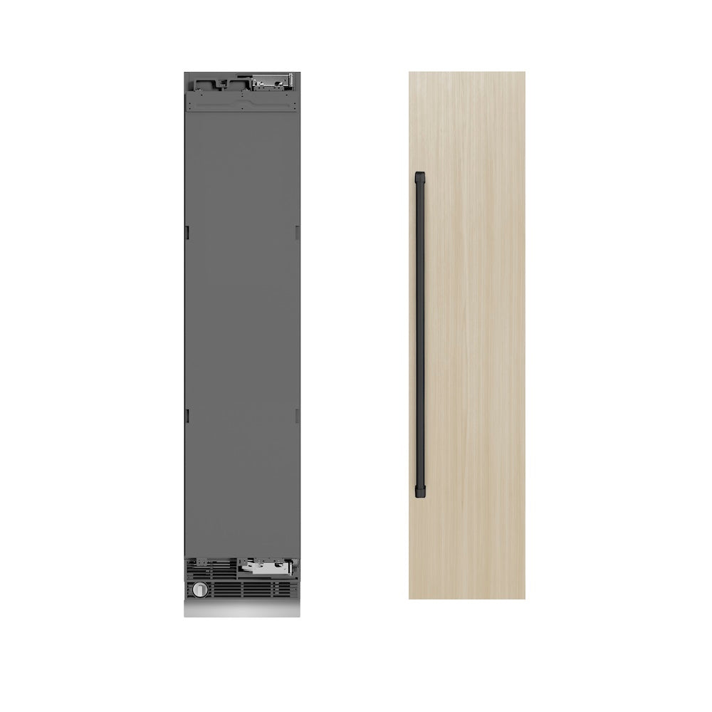 Autograph Edition 18 In. 8.6 Cu. Ft. Panel Ready Right Hinge Column Freezer With Graphite Gray Interior And Matte Black Accents RBCFVRZ18MB