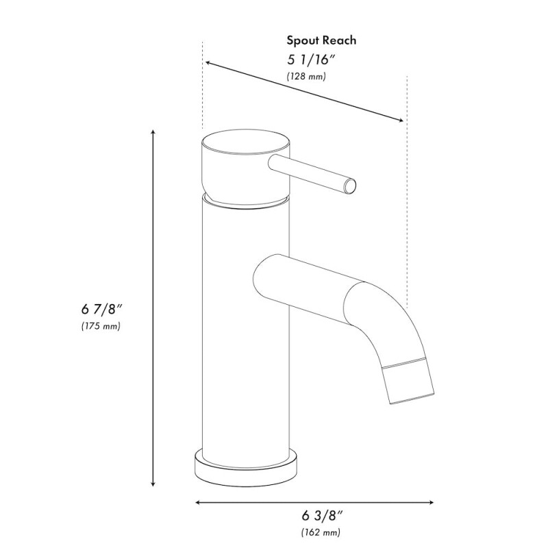 Palisades Elegant Single Handle Bath Faucet In Brushed Nickel RBCN1BFBN