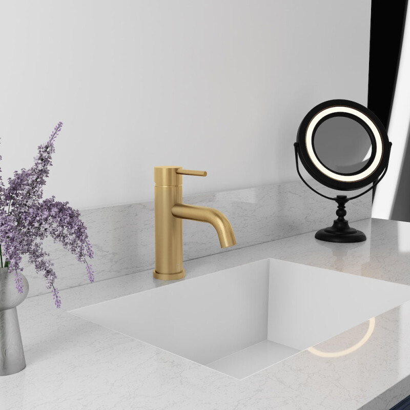 Palisades Elegant Single Handle Bath Faucet In Champagne Bronze RBCN1BFCB