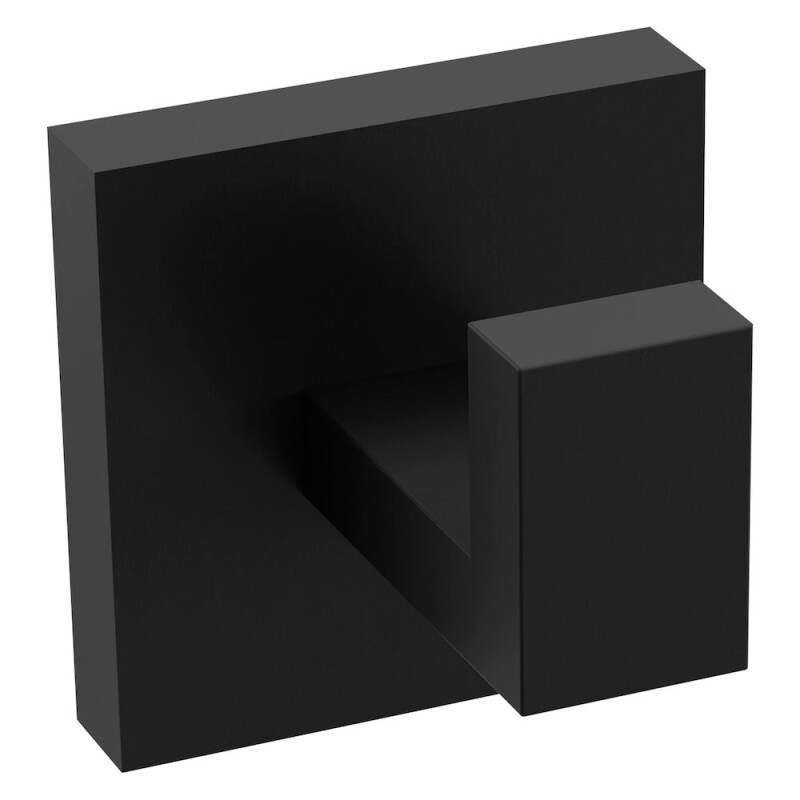 Palisades Towel Hook In Matte Black RBCN1HKMB