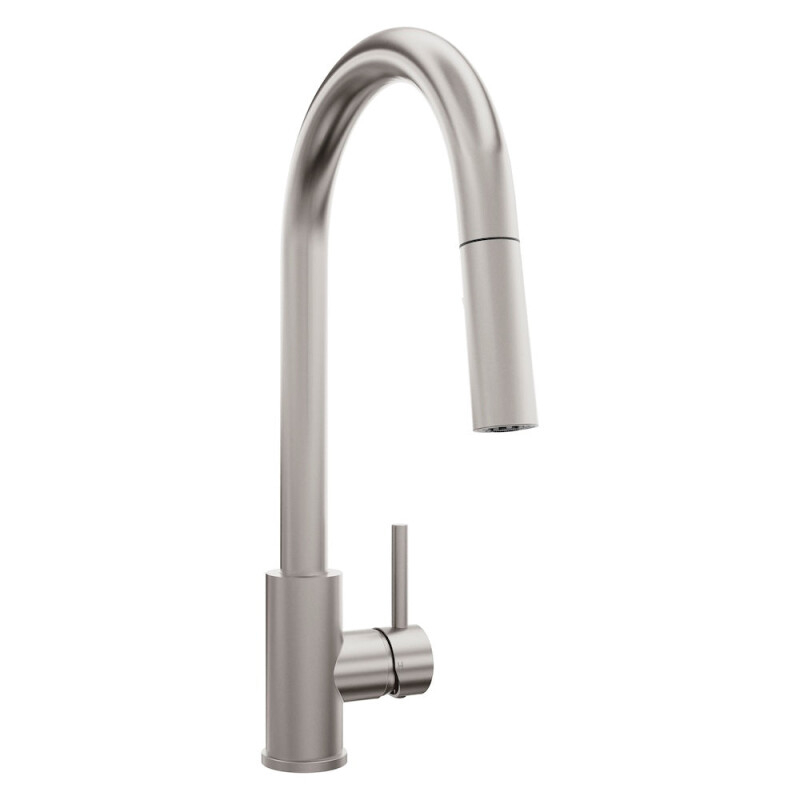 Palisades Pull Down Single Handle Kitchen Faucet In Brushed Nickel RBCN1KFBN