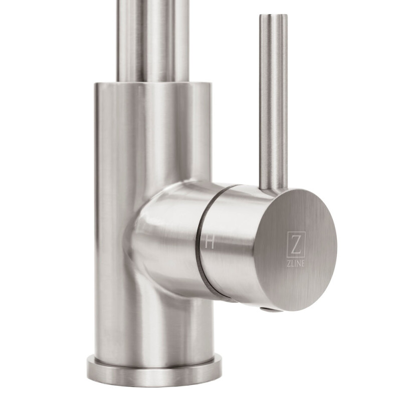 Palisades Pull Down Single Handle Kitchen Faucet In Brushed Nickel RBCN1KFBN