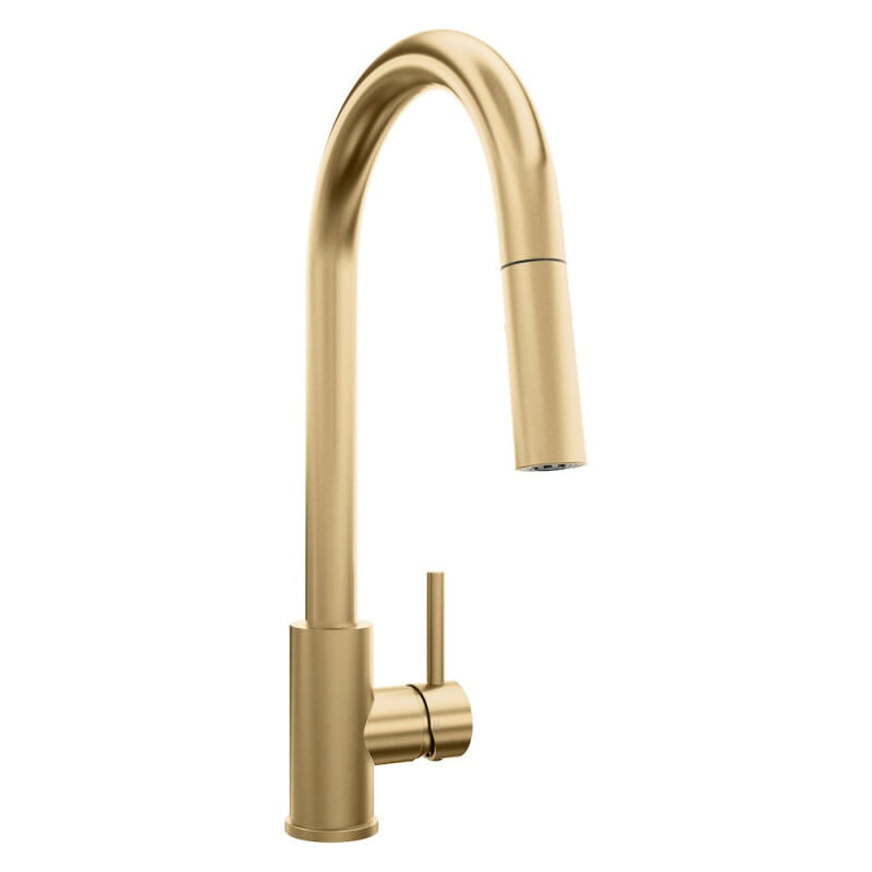 Palisades Pull Down Single Handle Kitchen Faucet In Champagne Bronze RBCN1KFCB