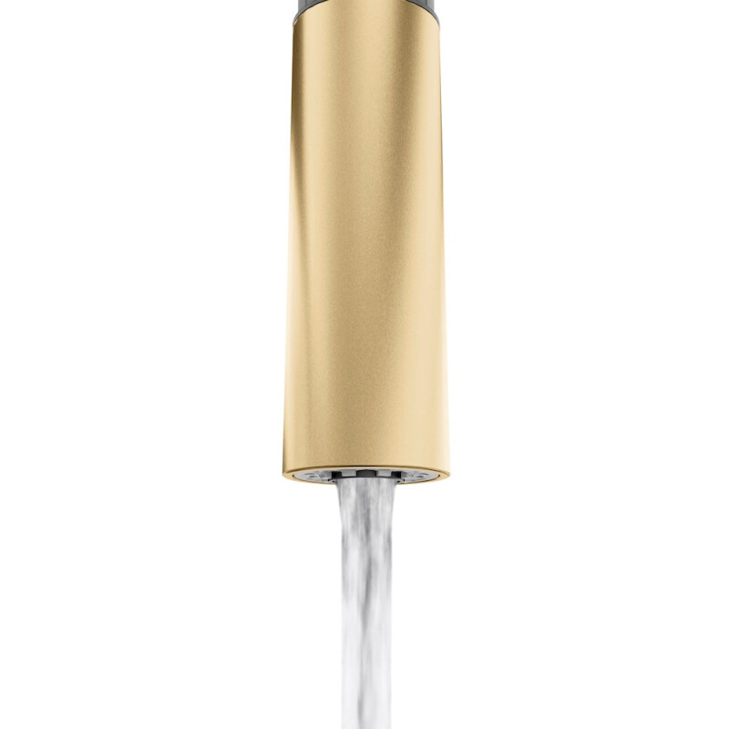 Palisades Pull Down Single Handle Kitchen Faucet In Champagne Bronze RBCN1KFCB