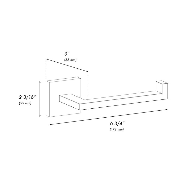 Palisades Toilet Paper Holder In Brushed Nickel RBCN1TPBN