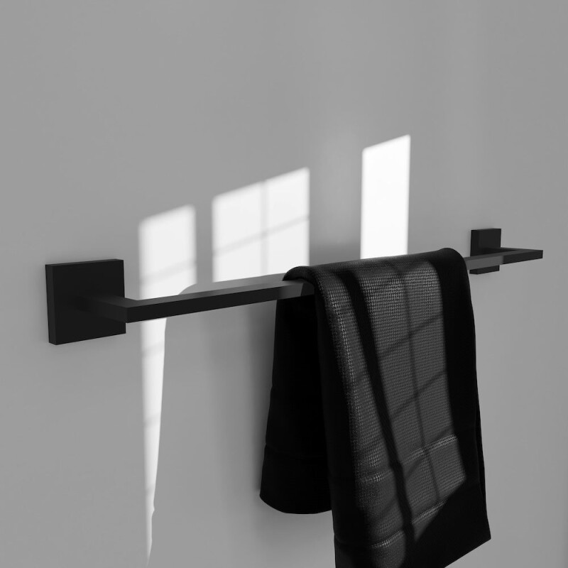 Palisades 24 In. Towel Rail In Matte Black RBCN1TRMB