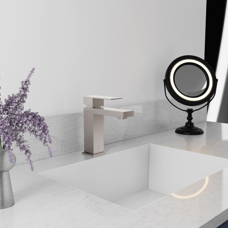 Palisades Modern Single Handle Bath Faucet In Brushed Nickel RBCN2BFBN