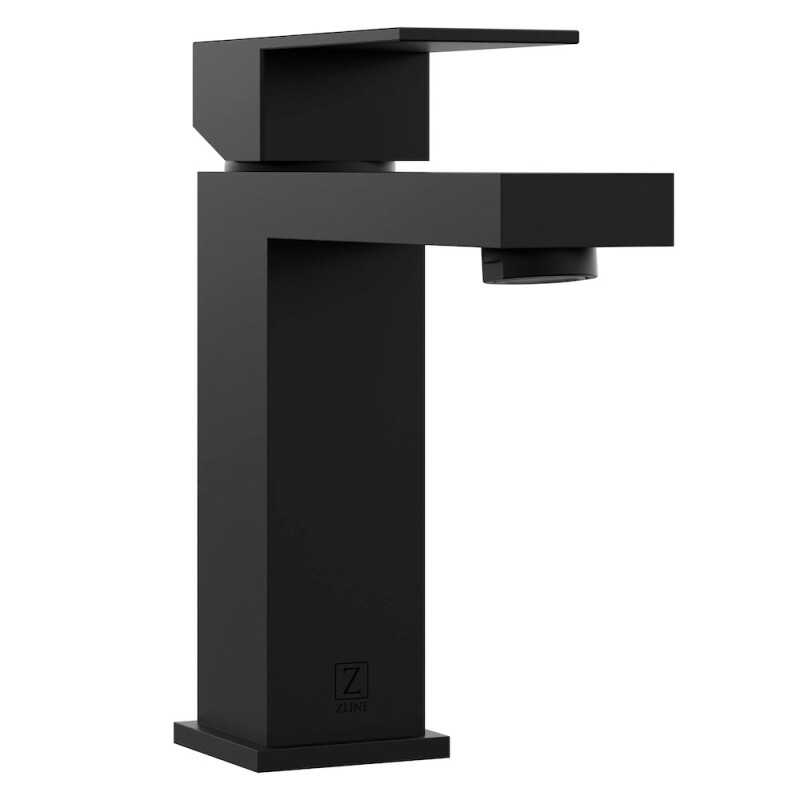 Palisades Modern Single Handle Bath Faucet In Matte Black RBCN2BFMB