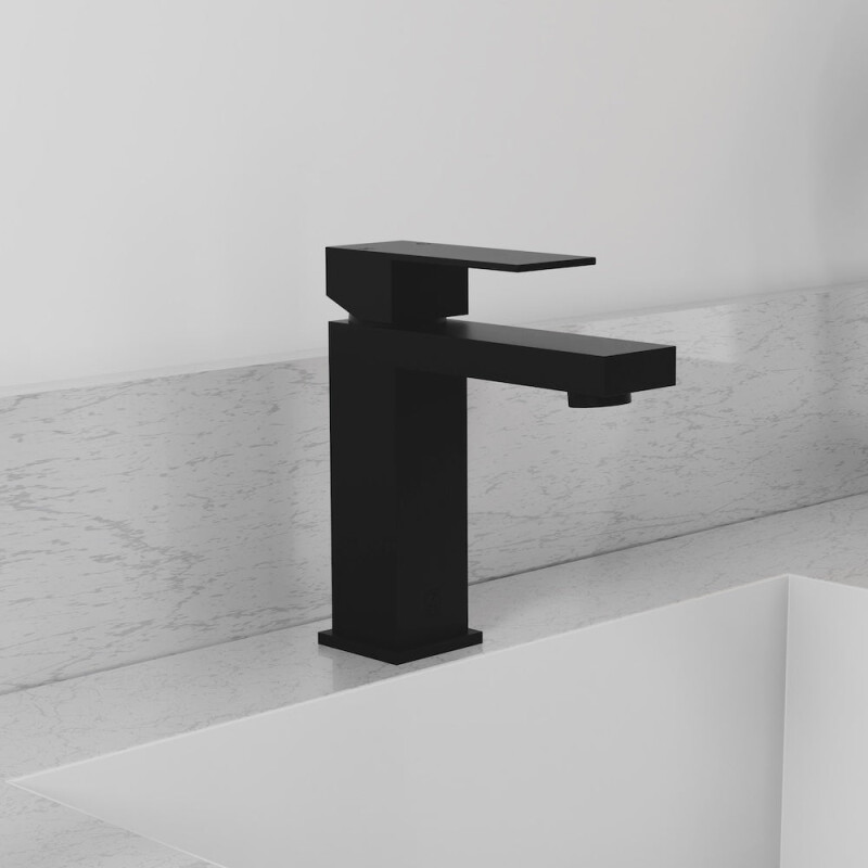 Palisades Modern Single Handle Bath Faucet In Matte Black RBCN2BFMB