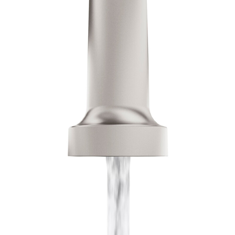 Palisades Pull Down Spring Spray Wand Kitchen Faucet In Brushed Nickel RBCN2KFBN