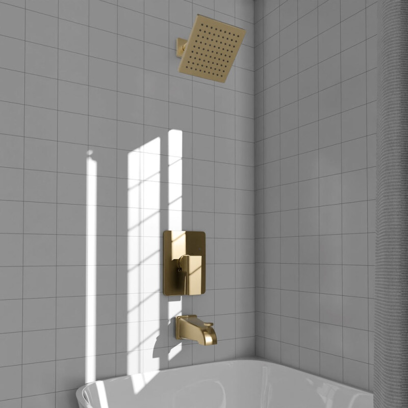 Palisades Modern Shower System RBCN2SHSCB