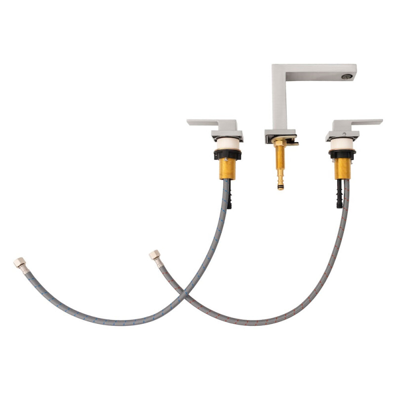 Palisades Modern Widespread Bath Faucet In Brushed Nickel RBCN3BFBN