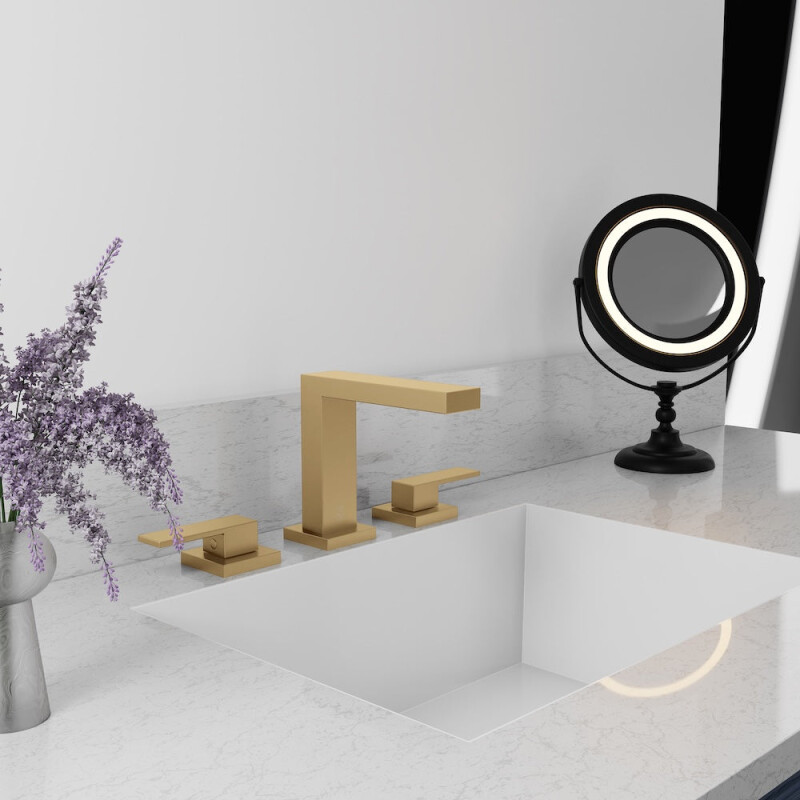 Palisades Modern Widespread Bath Faucet In Champagne Bronze RBCN3BFCB