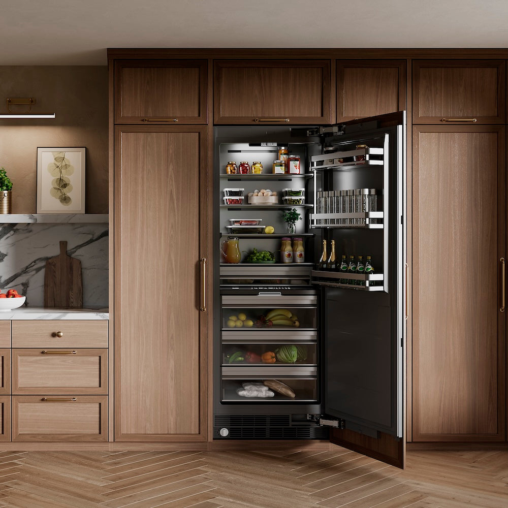 30 In. 16.7 Cu. Ft. Panel Ready Column Refrigerator With Graphite Gray Interior RBCRV30