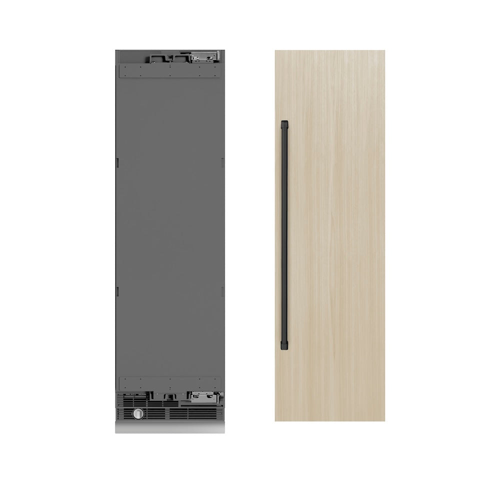 Autograph Edition 24 In. 12.5 Cu. Ft. Panel Ready Column Refrigerator With Graphite Gray Interior And Matte Black Accents RBCRVZ24MB