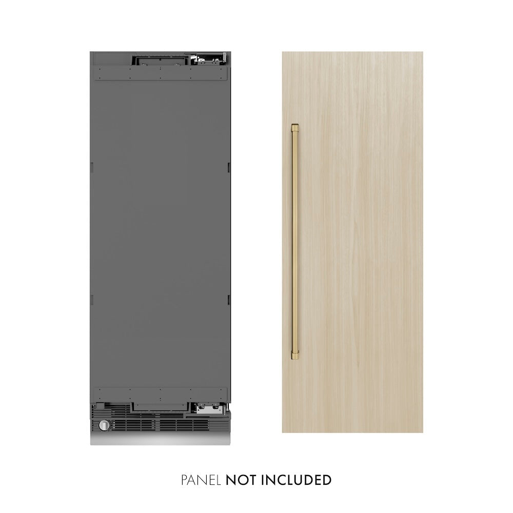 Autograph Edition 30 In. 16.7 Cu. Ft. Panel Ready Column Refrigerator With Graphite Gray Interior And Champagne Bronze Accents RBCRVZ30CB