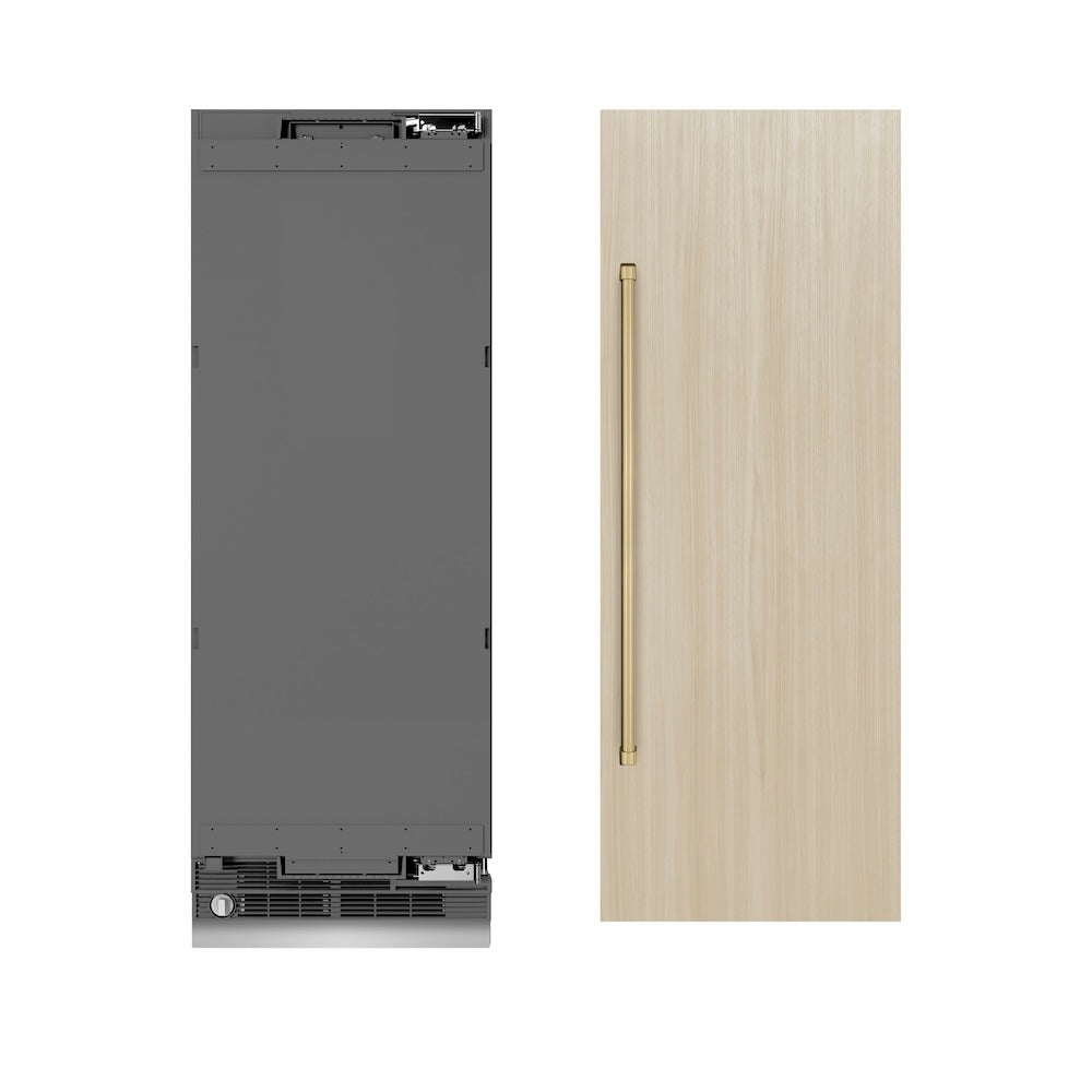 Autograph Edition 30 In. 16.7 Cu. Ft. Panel Ready Column Refrigerator With Graphite Gray Interior And Champagne Bronze Accents RBCRVZ30CB