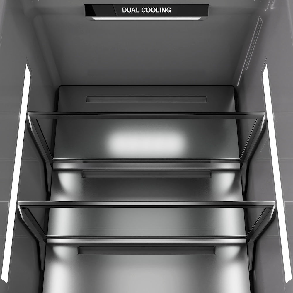 Autograph Edition 30 In. 16.7 Cu. Ft. Panel Ready Column Refrigerator With Graphite Gray Interior And Champagne Bronze Accents RBCRVZ30CB