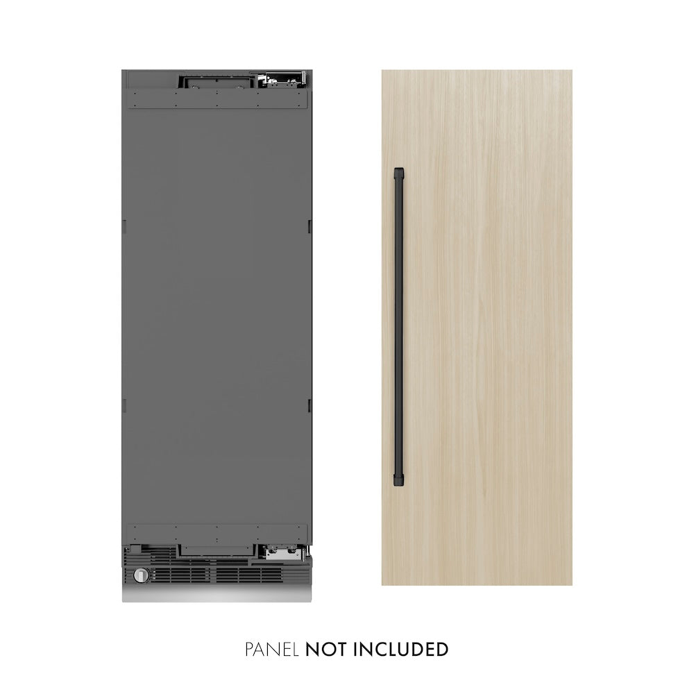 Autograph Edition 30 In. 16.7 Cu. Ft. Panel Ready Column Refrigerator With Graphite Gray Interior And Matte Black Accents RBCRVZ30MB